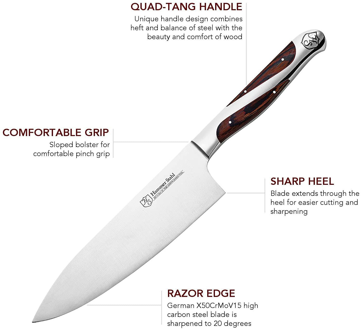 Hammer Stahl 10" Chef Knife The Seasoned Gourmet