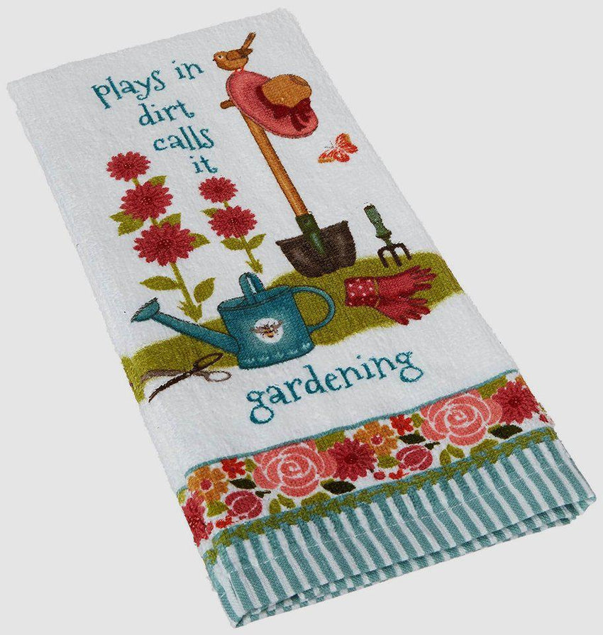 Terry Towel Plays In Dirt