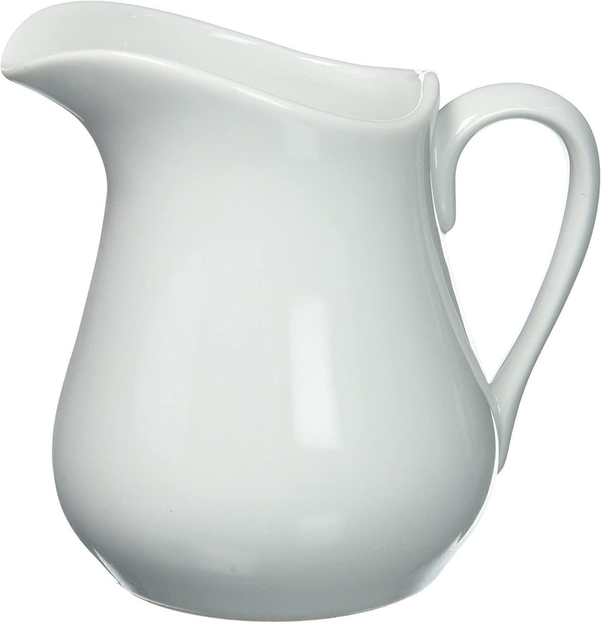 White Porcelain Pitcher - 8 oz