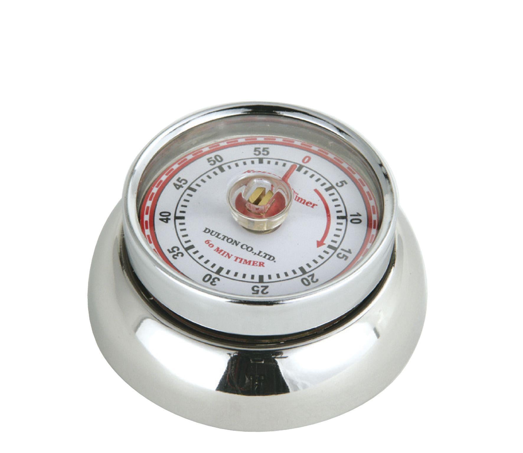 Zassenhaus Retro Kitchen Timer - Chrome – The Seasoned Gourmet