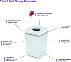 Zyliss Twist & Seal Container Set (5 piece set)