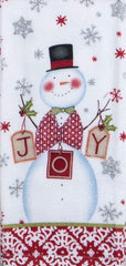 Terry Towel Joy Snowman