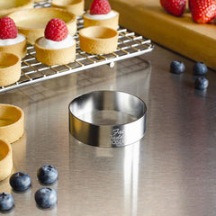 Fat Daddio Pastry Ring - 2" x 3/4" (Stainless Steel)