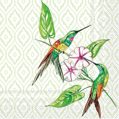 Cocktail Napkin Hummingbird & Hibiscus (20 count)
