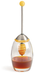 RSVP Honey Jar w/Silicone Dipper
