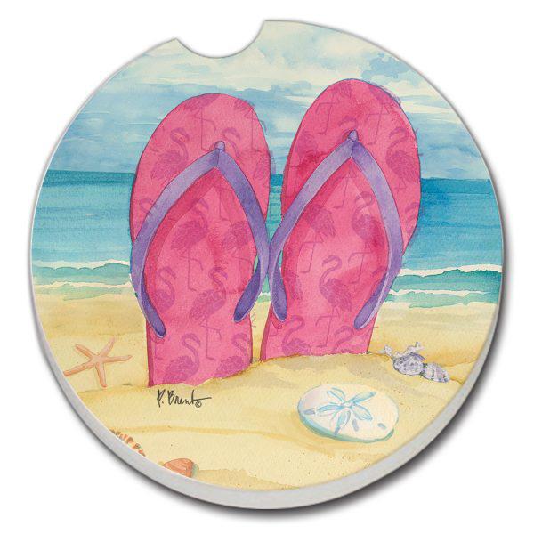 Car Coaster - Toes in the Sand