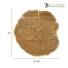 Totally Bamboo Tree of Life Serving Board 13" x 13"