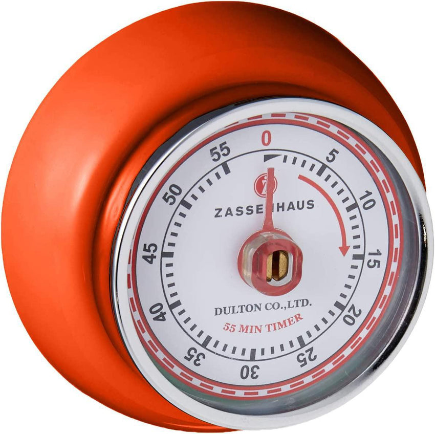 Zassenhaus Retro Kitchen Timer - Orange