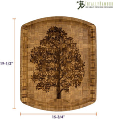 Totally Bamboo Family Tree Carving Board (19.5 x 15.75)