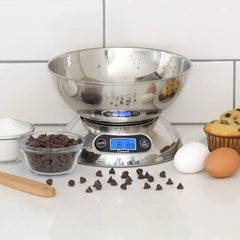 Escali Rondo Bowl Scale - Stainless Steel