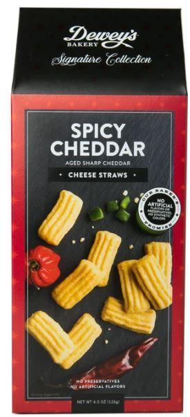 Dewey's Cheese Straws Spicy (Large Box)