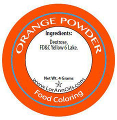 LorAnn Powder Food Coloring - Orange (4 grams)