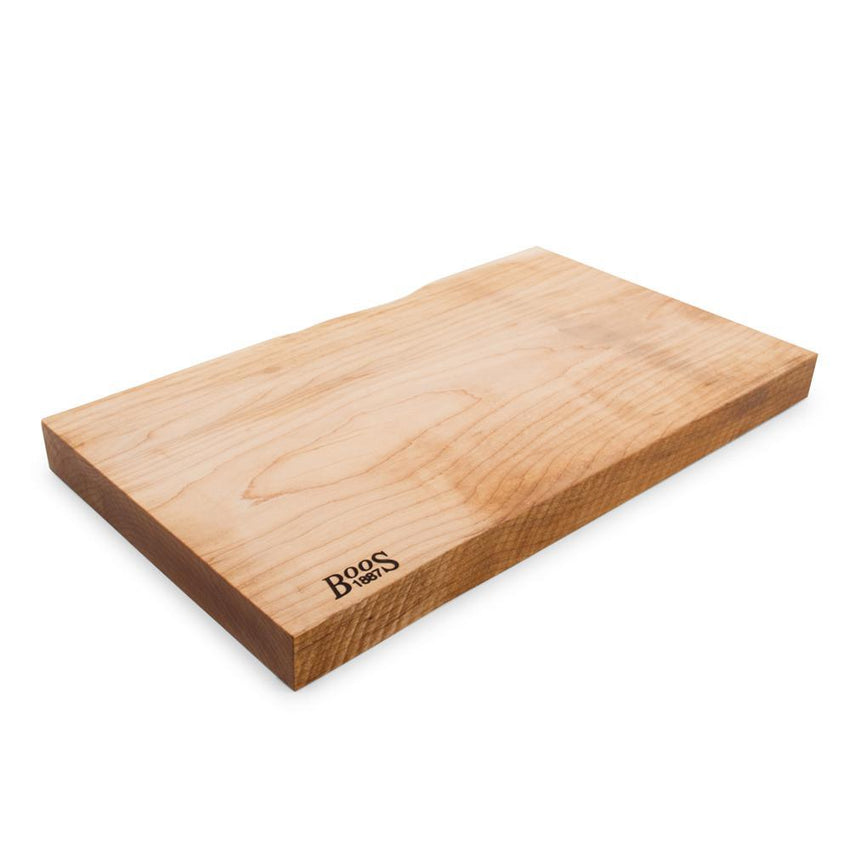 Boos Maple Rustic-Edge Design Cutting Board - 13" x 12"