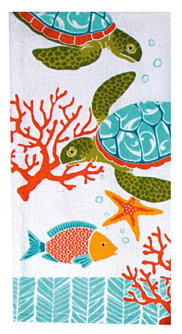 Terry Towel Turtle Island Time