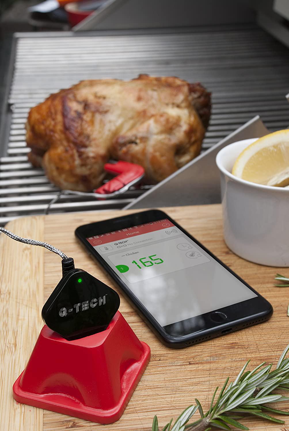QTech Bluetooth Meat Thermometer The Seasoned Gourmet