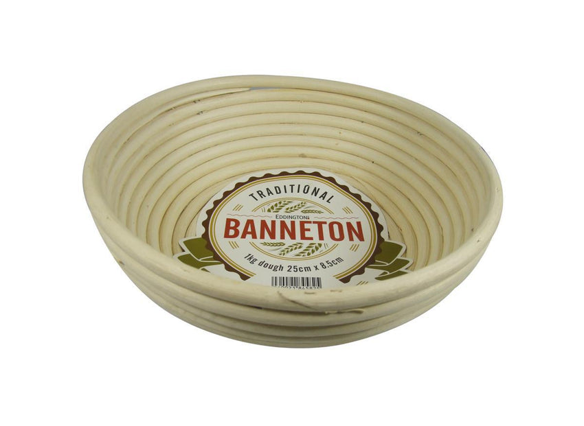 Eddington's Banneton Round Proofing Basket - 10" x 3"