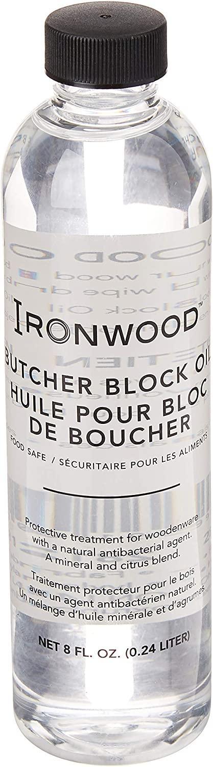 Ironwood Butcher Block Oil (8 oz bottle)