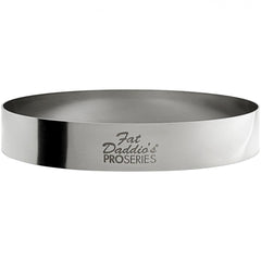 Fat Daddio Pastry Ring - 4" x 3/4" (Stainless Steel)