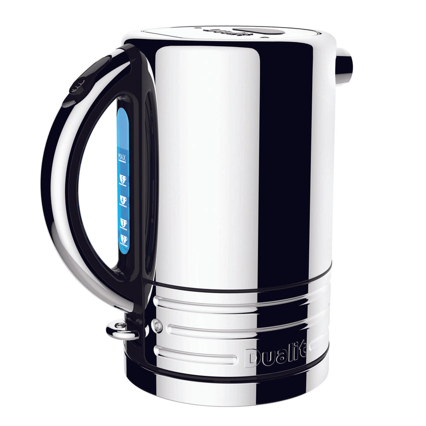 Dualit Design Series 1.5 Liter Kettle - Black and Steel