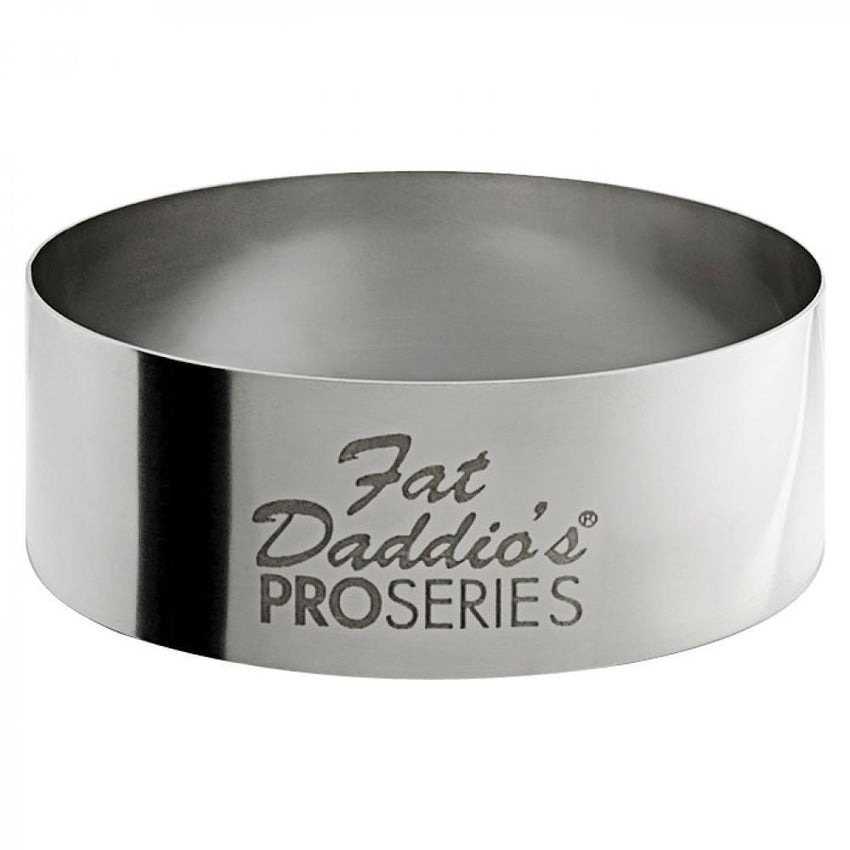 Fat Daddio Pastry Ring - 2" x 3/4" (Stainless Steel)