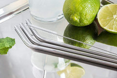 Outset Stainless Steel  Bent Straws