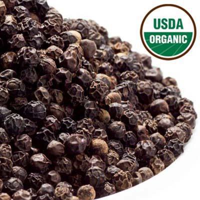 Organic Black Peppercorns (ounce)