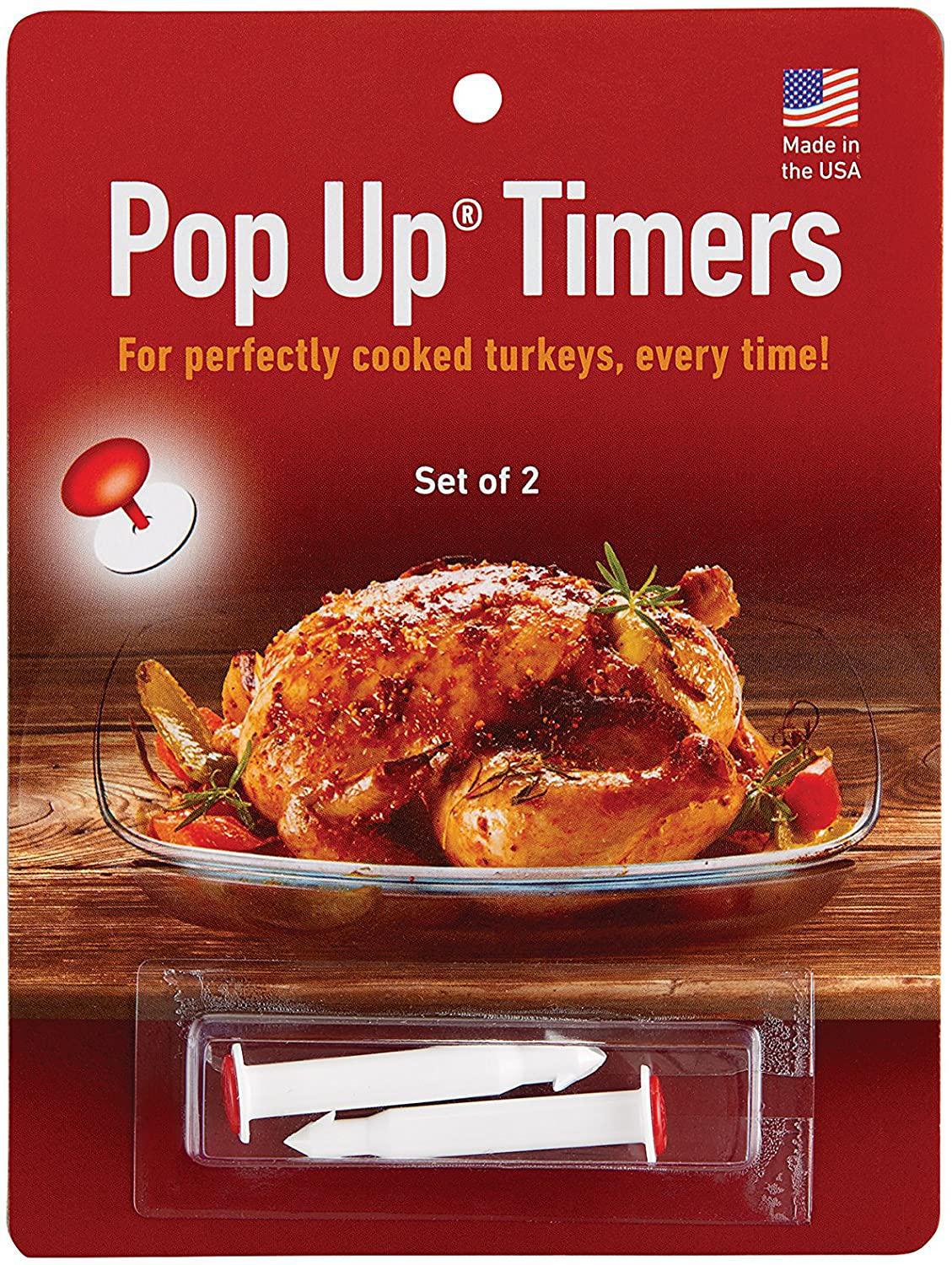Do popup thermometers work best if the turkey is cooked at a low
