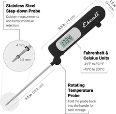 Escali  Folding Digital Thermometer
