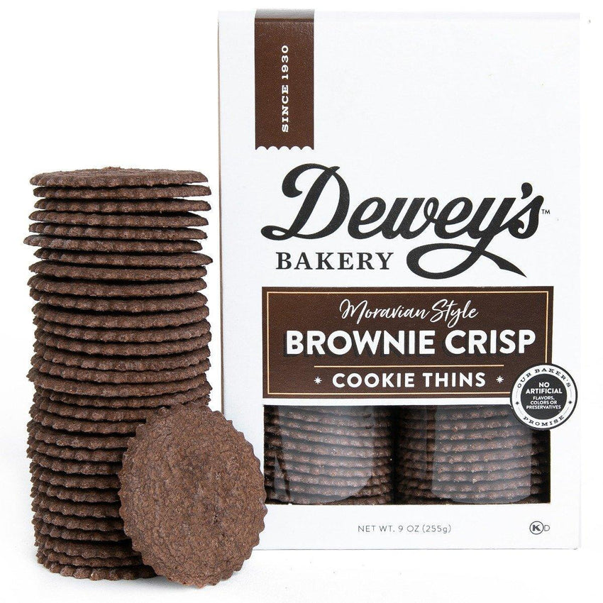 Dewey's Brownie Crisp Cookie Thins 9oz