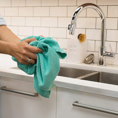 Ripple Kitchen Towel Lucite Green