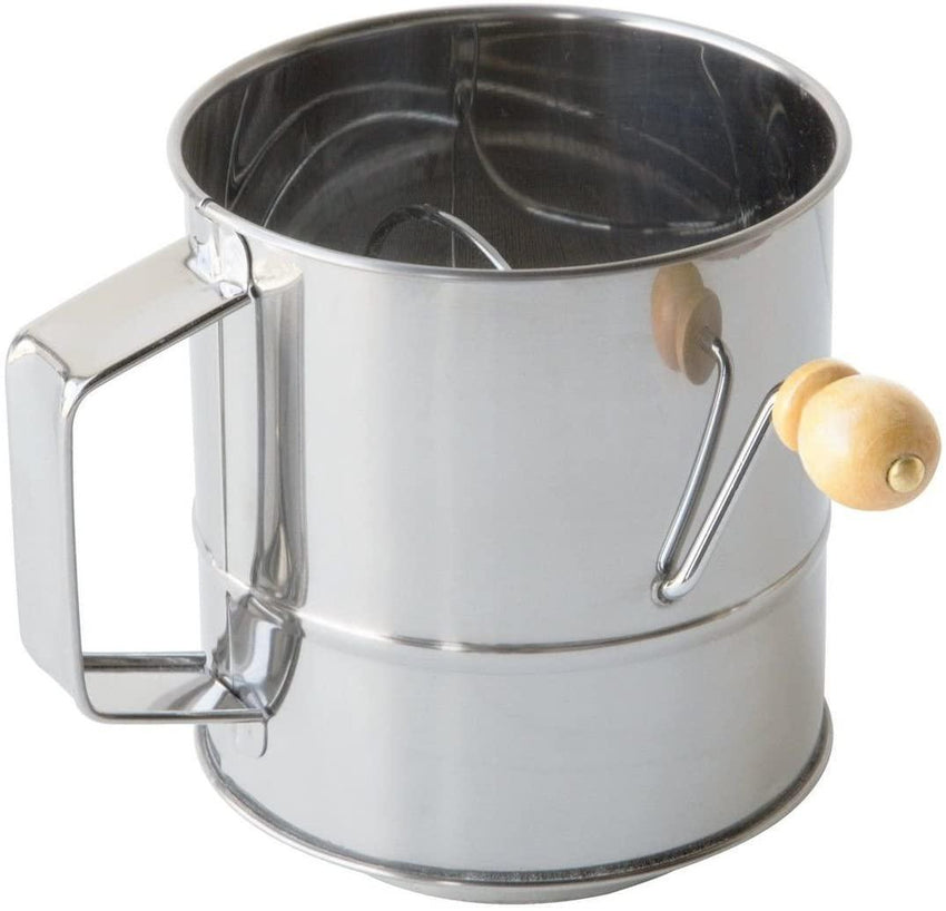 Flour Sifter 3 Cup Crank