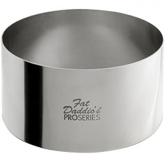 Fat Daddio Pastry Ring - 4" x 2" (Stainless Steel)
