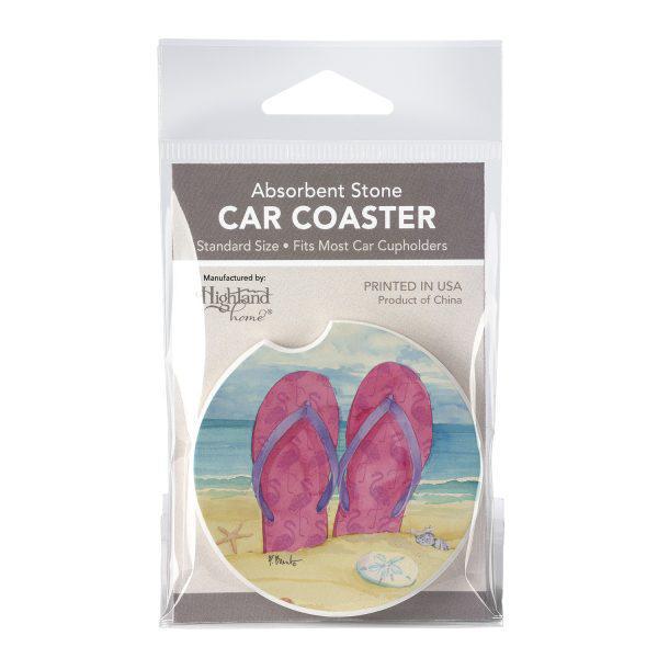 Car Coaster - Toes in the Sand