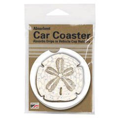 Car Coaster - Sand Dollar (Packaged)