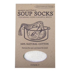 Natural Soup Sock - Set of 3