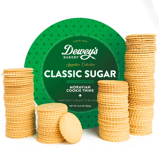 Dewey's Moravian Classic Sugar Cookie Tin